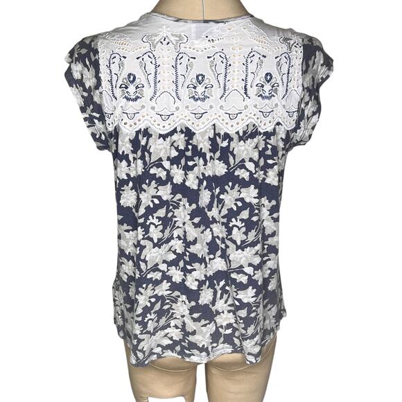 Anthropologie Postmark Penelope Printed Top Size Small - Picture 6 of 12